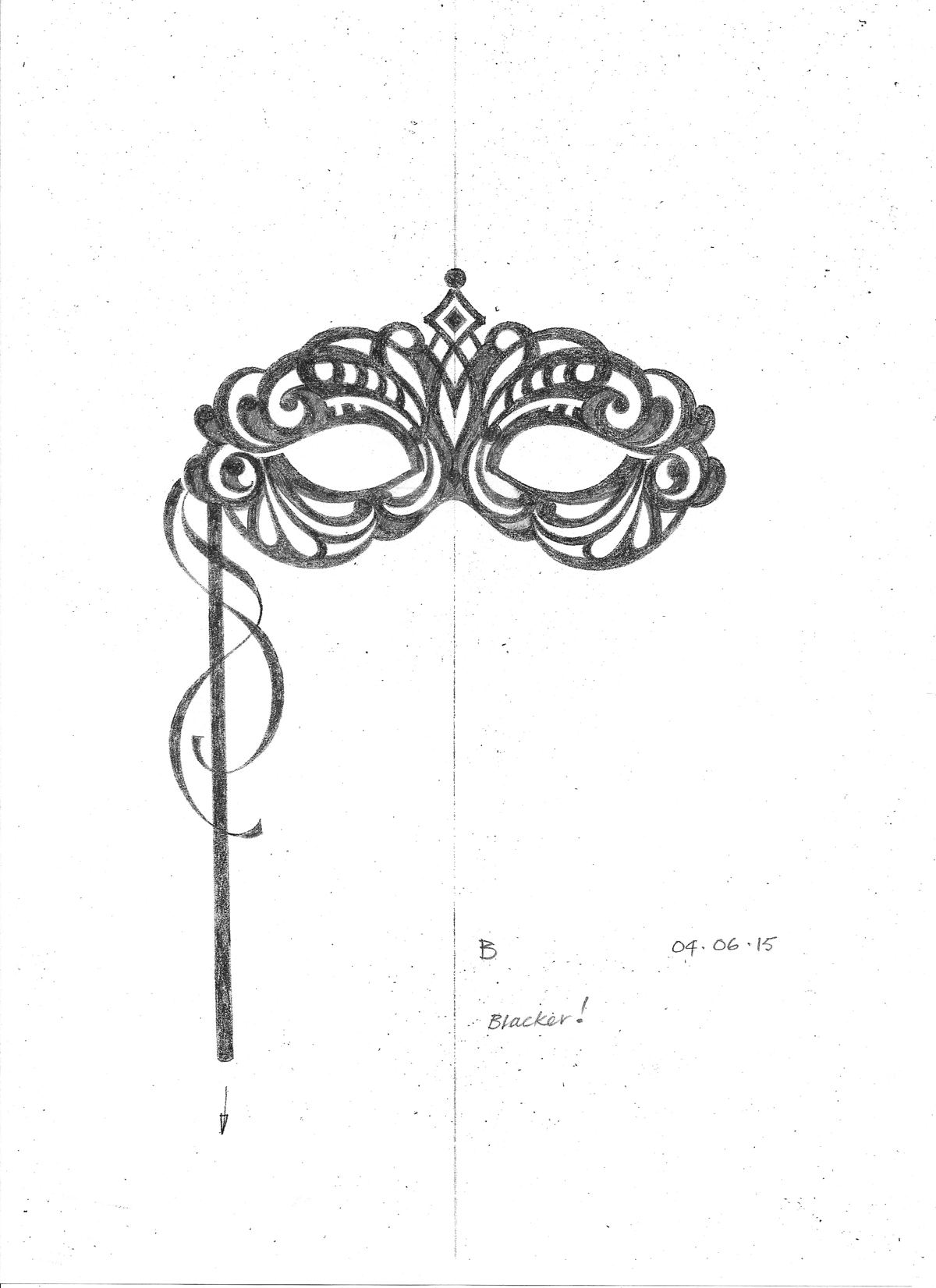 Chance Organisation, Chance Events: Pencil sketch from the identity development