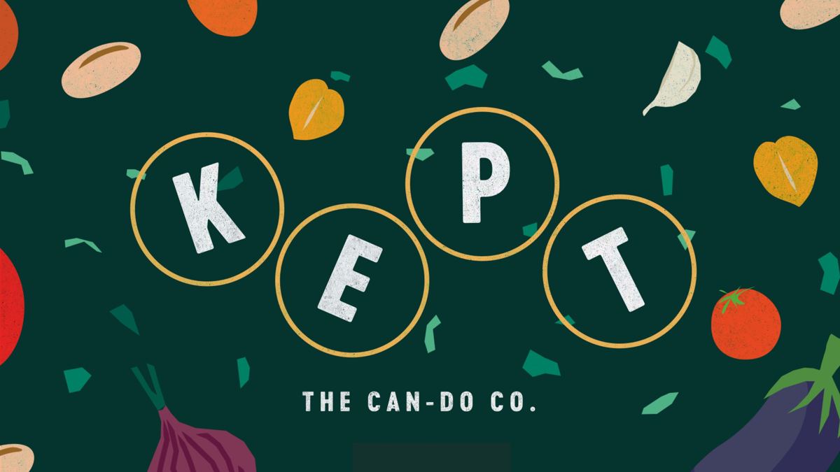 Kept (The Can-Do Company), Kept. The Can-Do Company: The Kept brand identity