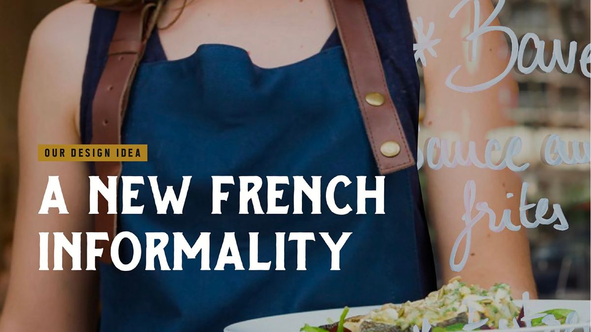 Unilever, Maille: Design idea: A New French Informality