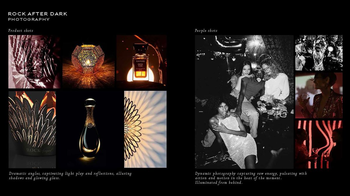 Château d'Esclans, Rock After Dark: Photography direction: product and people shots
