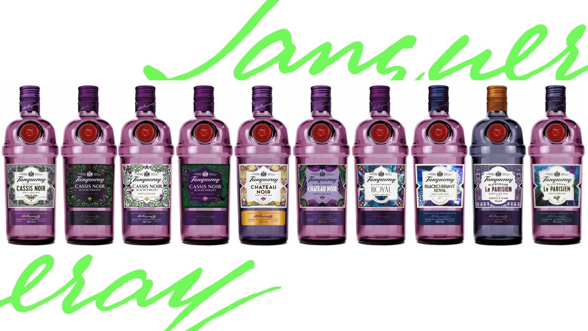 Diageo, Tanqueray Blackcurrant Royale: The creative routes, side by side