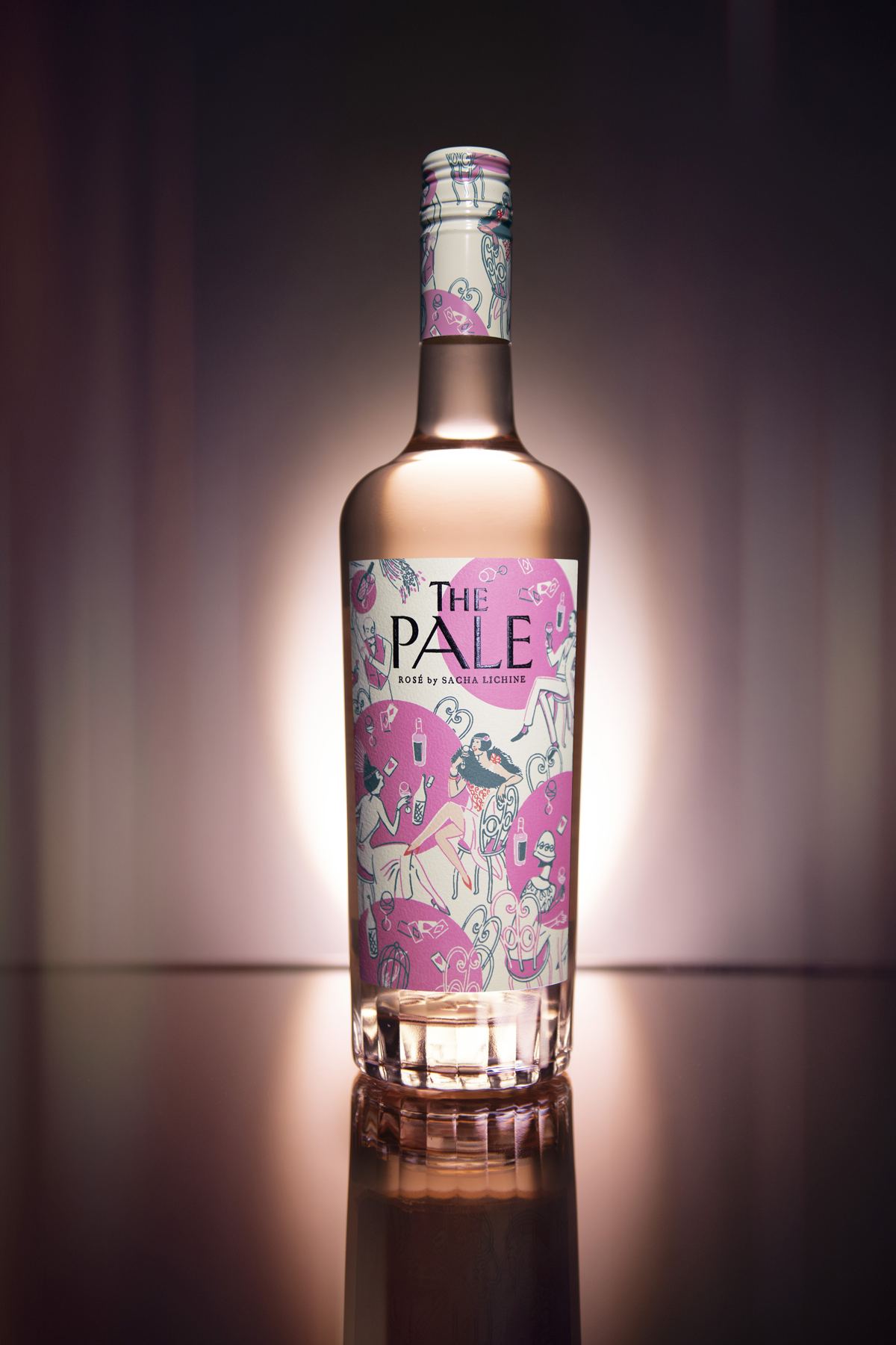 Château d'Esclans, The Pale: The Pale bottle, lit from below
