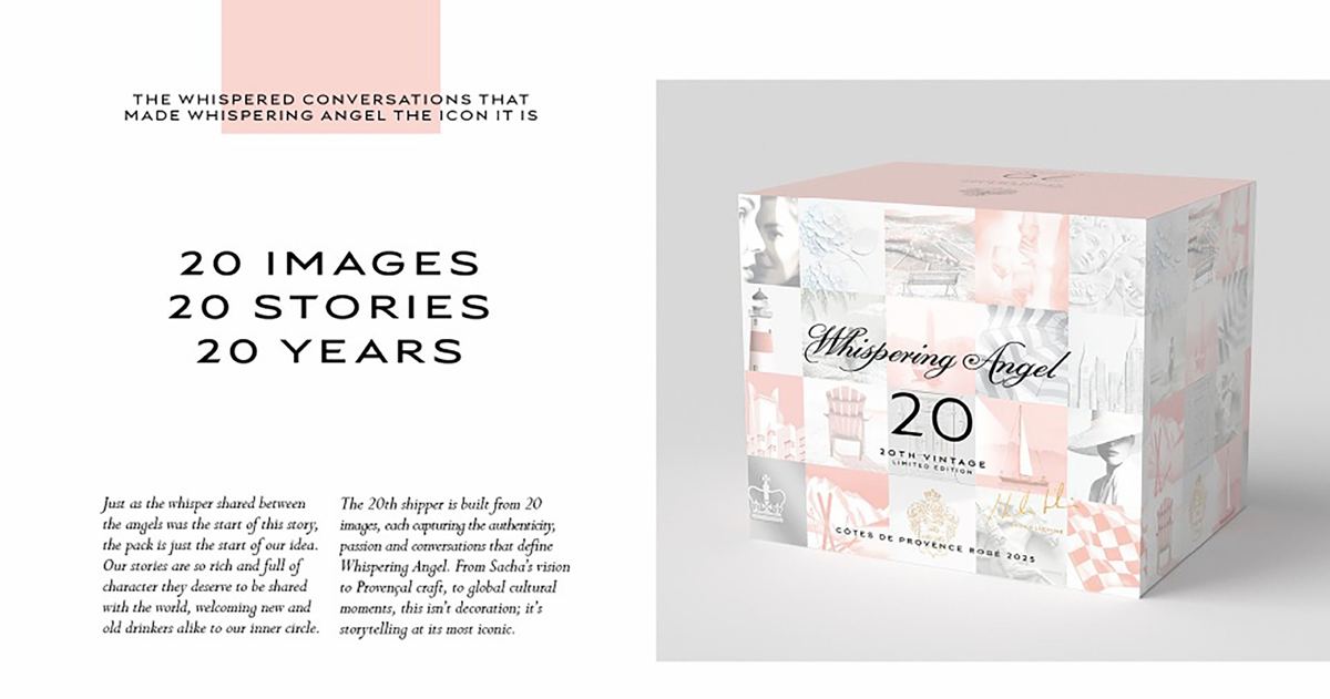 Château d'Esclans, Whispering Angel 20th Anniversary: The anniversary shipper: 20 images, 20 stories, 20 years
