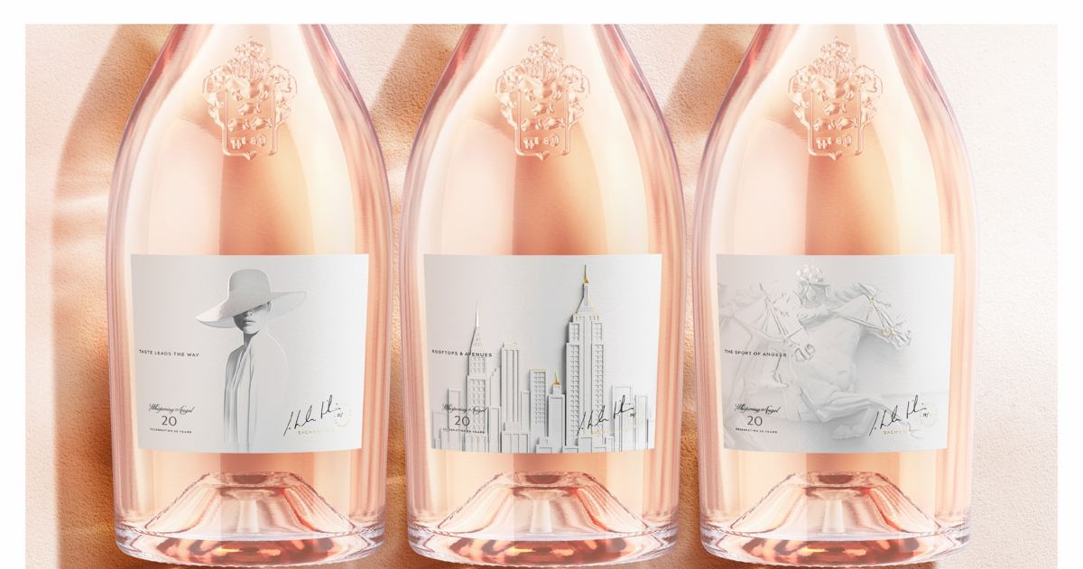 Château d'Esclans, Whispering Angel 20th Anniversary: The limited-edition labels as a range