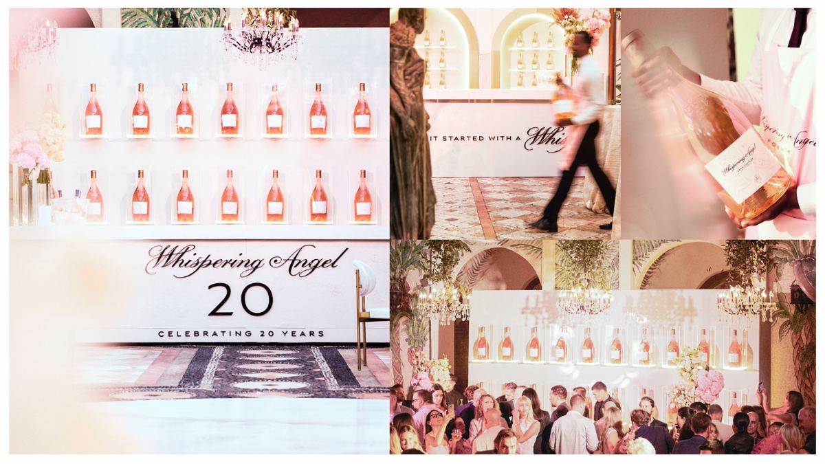 Château d'Esclans, Whispering Angel 20th Anniversary: The launch event and activation
